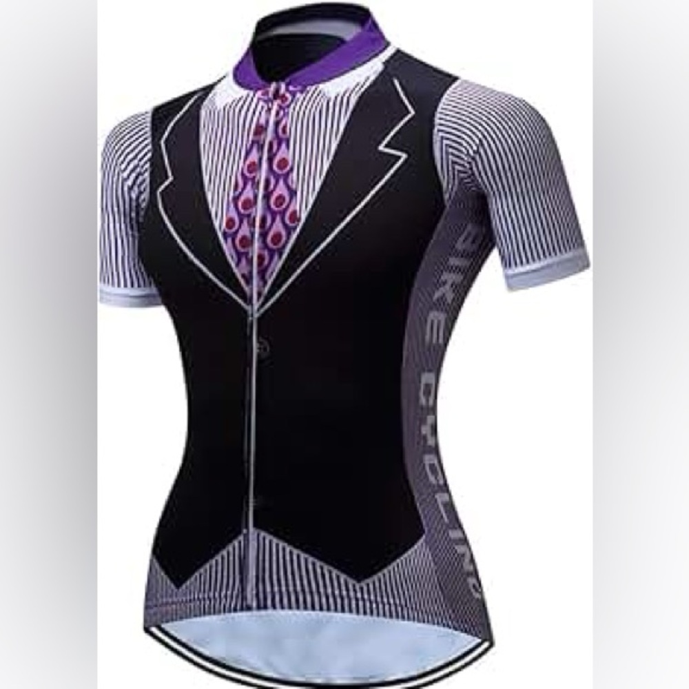 Adult Cycling Jersey Bike Short Sleeve Tops Quick Dry Bicycle Clothing NWT XL